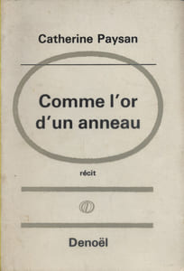 Comme l'or d'un anneau.
