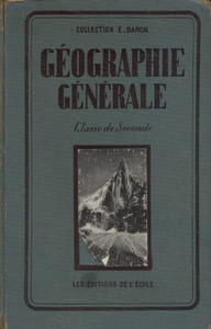 Géographie générale. Classe de seconde.