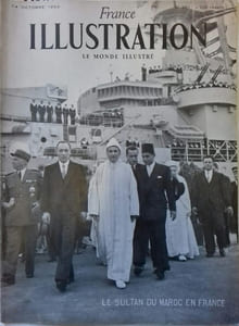 France illustration : Le Sultan du Maroc en France - Indochine - Corée - Huîtres d'Arcachon …