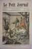Le Petit journal - Supplément illustré N° 908 : Un gardien de zoo aux prises avec un boa.(Gravure en première page). Gravure en dernière page: Noyade ...