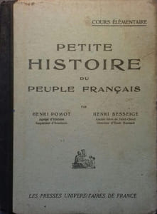 Petite histoire du peuple français. Cours élémentaire.