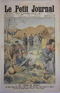 Le Petit journal - Supplément illustré N° 1095 : Un ballon français tombe en Alsace. (Gravure en première page). Gravure en dernière page: Combat sous les murs de Tripoli.