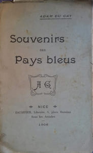 Souvenirs des pays bleus.