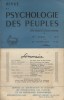 Revue de psychologie des peuples 1962 N° 4 : Israël - Mort et résurrection des langues - Recherche historique en Afrique - Naples - Danemark - ...