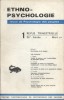 Revue de psychologie des peuples 1971 N° 1 : Géographie agraire - Village afghan - Paysannerie anglaise - France rurale - Les ksouriens de Néma … 26 e ...