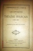 Les époques du théâtre français. (1636-1850).. BRUNETIERE Ferdinand 