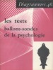 Les tests, ballons-sonde de la psychologie. Diagrammes N° 48.. DIAGRAMMES - KLEIN Gérard 