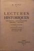 Lectures historiques. Le livre du maître pour l'enseignement de l'histoire. Premier volume seul : Des origines à 1610. Documents - Questionnaires - ...