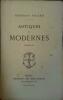 Antiques et modernes. Poésies.. PICARD Germain 