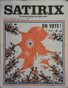 Satirix N° 18 : On vote. Numéro illustré par Dubout.