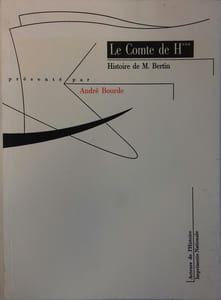 Histoire de M. Bertin.