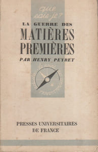 La guerre des matières premières.
