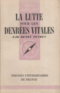 La lutte pour les denrées vitales.