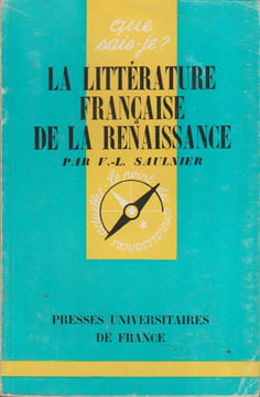 La littérature française de la Renaissance.. SAULNIER Verdun L.