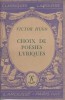 Choix de poésies lyriques. Notice biographique, notice historique et littéraire, notes explicatives, jugements, questionnaire et sujets de devoirs par ...