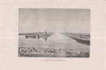 Bassin et canal de Saint-Louis. Gravure extraite de la Nouvelle géographie universelle d'Elisée Reclus.. CANAL DE SAINT-LOUIS Dessin de Guillaume, ...