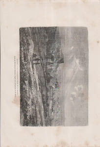 Belfort. Vue panoramique prise de la Miotte. Gravure extraite de la Nouvelle géographie universelle d'Elisée Reclus.