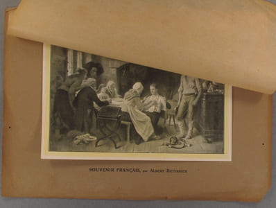 Souvenir français. Reproduction extraite de l'histoire illustrée de la guerre du droit, d'Emile Hinzelin.