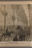Retraite des armées allemandes dans la région de Crécy -en-Brie. Gravure extraite de l'histoire illustrée de la guerre du droit, d'Emile Hinzelin.. ...