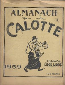 Almanach de La Calotte 1959.