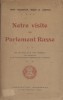 Notre visite au parlement russe.. UNION PARLEMENTAIRE FRANCAIS DE L'ARBITRAGE 