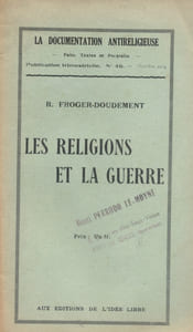 Les religions et la guerre.