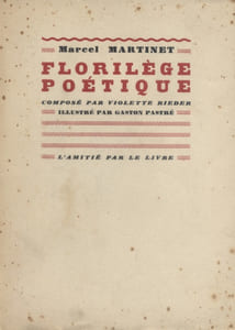 Florilège poétique composé par Violette Rieder.