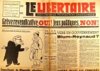 Le libertaire. Organe de la fédération anarchiste. N° 104. Grève revendicative - Oui ! Jeux politiques - Non ! Travailleurs de Marseille, attention !. ...