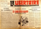 Le libertaire. Organe de la fédération anarchiste. N° 116. Le camp de Karaganda. Chômage et armement. 1. 300.000 commerçants .... LE LIBERTAIRE 