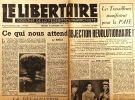 Le libertaire. Organe de la fédération anarchiste. N° 196. Objection révolutionnaire. Procès Roubachov-Rajk. Bombe atomique .... LE LIBERTAIRE 