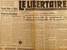 Le libertaire. Organe de la fédération anarchiste. N° 347. Asie - Maroc - Rosenberg - Enfants Finaly .... LE LIBERTAIRE 