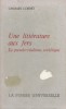 Une littérature aux fers. Le pseudo-réalisme soviétique.. CORBET Charles 