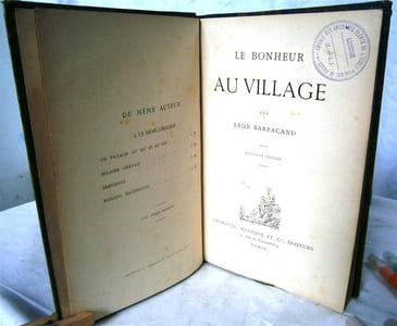 Le bonheur au village.