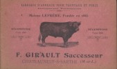 Catalogue de la fabrique d'anneaux pour taureaux et porcs, instruments vétérinaires. Métamorphose de la science.. GIRAULT F. 