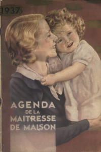 Agenda de la maîtresse de maison. 1937.