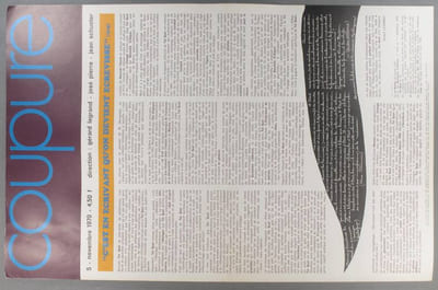 Coupure N° 5. Direction : Gérard Legrand - José Pierre - Jean Schuster.