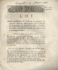 Loi portant établissement de juges de commerce, et union de différentes municipalités, sur les pétitions des départements des Bouches du Rhône, de ...