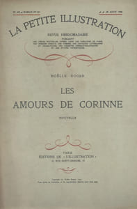 La petite illustration - Roman : Les amours de Corinne. (Mme de Staël). Nouvelle.