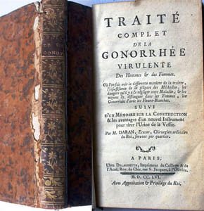 Traité complet de la gonorrhée virulente des hommes et des femmes. Suivi d'un mémoire sur la construction et les avantages d'un nouvel instrument pour tirer l'urine de la vessie.
