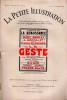 La Petite illustration théâtrale N° 133 : Le geste, pièce de Maurice Donnay et Henri Duvernois.. LA PETITE ILLUSTRATION : THEATRE 