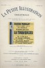La Petite illustration théâtrale N° 28 : La traversée, pièce d'Alfred Capus.. LA PETITE ILLUSTRATION : THEATRE 