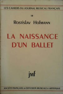 La naissance d'un ballet.