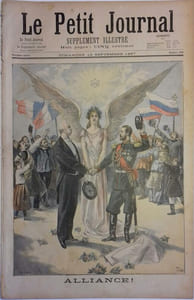 Le Petit journal - Supplément illustré N° 356 : Alliance. (Le Président de la République en Russie). Gravure en première page. Gravure en dernière page : Retour de Félix Faure à Dunkerque.