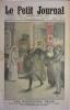 Le Petit journal - Supplément illustré N° 1282 : Le roi des Belges apportant un blessé à l'hôpital. (Gravure en première page). Gravure en dernière ...