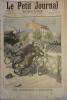 Le Petit journal - Supplément illustré N° 302 : Une arrestation à bicyclette (Gravure en première page). Gravure en dernière page : Les héroïnes de la ...