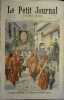 Le Petit journal - Supplément illustré N° 388 : Les hôtes de la France : La reine d'Angleterre à la procession des pénitents rouges (Gravure en ...