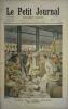 Le Petit journal - Supplément illustré N° 425 : Grève des commis épiciers (Gravure en première page). Gravure en dernière page : Un boeuf ...