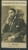 Photographie de la collection Félix Potin (4 x 7,5 cm) représentant : Artus - Homme de lettres. ARTUS L., homme de lettres - (Photo de la 3e ...