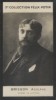 Photographie de la collection Félix Potin (4 x 7,5 cm) représentant : Adolphe Brisson, homme de lettres.. BRISSON (Adolphe) - (Photo de la 3e ...
