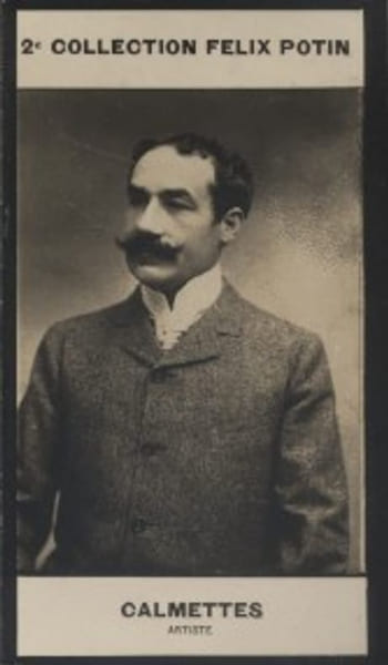 Photographie de la collection F&eacute;lix Potin (4 x 7,5 cm) repr&eacute;sentant : Andr&eacute; Calmettes, com&eacute;dien.. CALMETTES (Andr&eacute;) - (Photo de la 2e collection F&eacute;lix ...